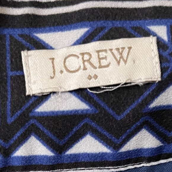 J Crew Multicolored Full Pleated Skirt, Size 14 - Picture 3 of 4